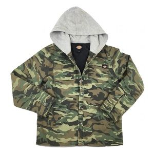Dickies Camouflage Hooded Shirt Jacket Sz. M (10-12)
